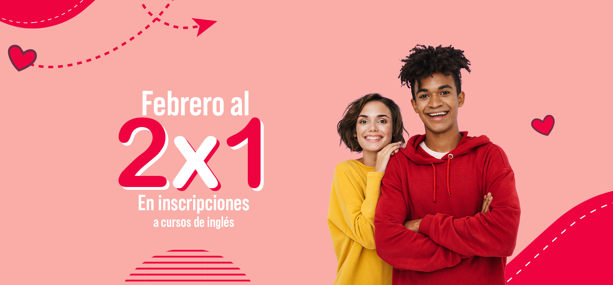 Cursos de inglés con inscripción al 2x1